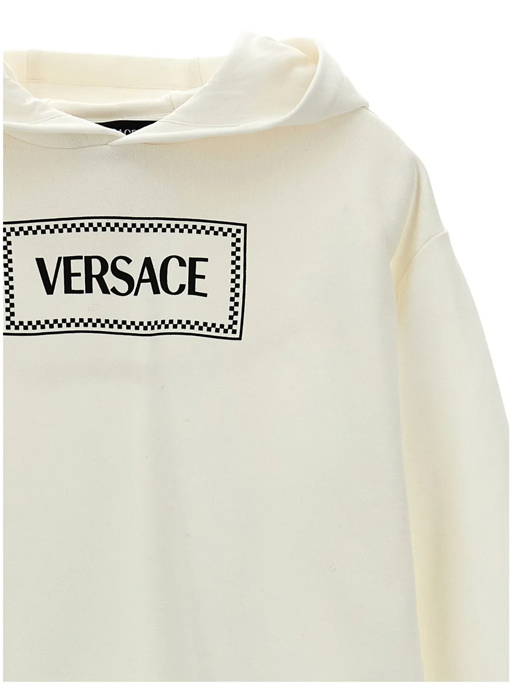 Versace Kids Logo Printed Long Sleeved Hoodie