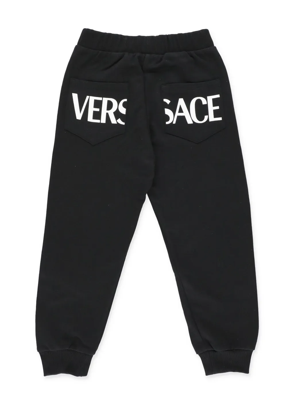 Versace Kids Logo Printed Straight Leg Track Pants