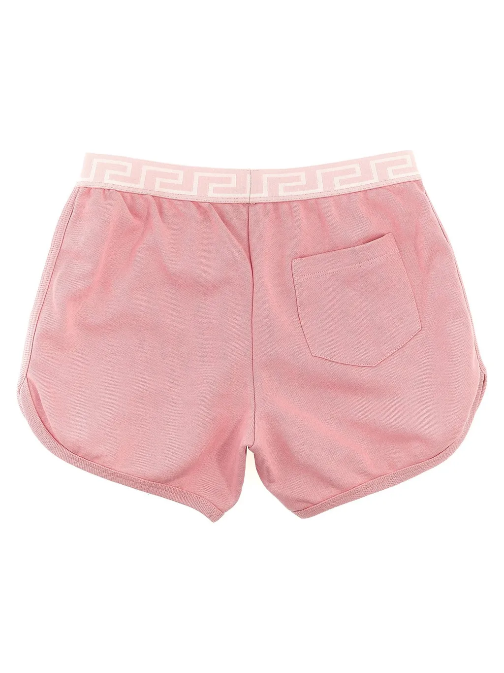 Versace Kids Logo Embellished Elasticated Waistband Shorts
