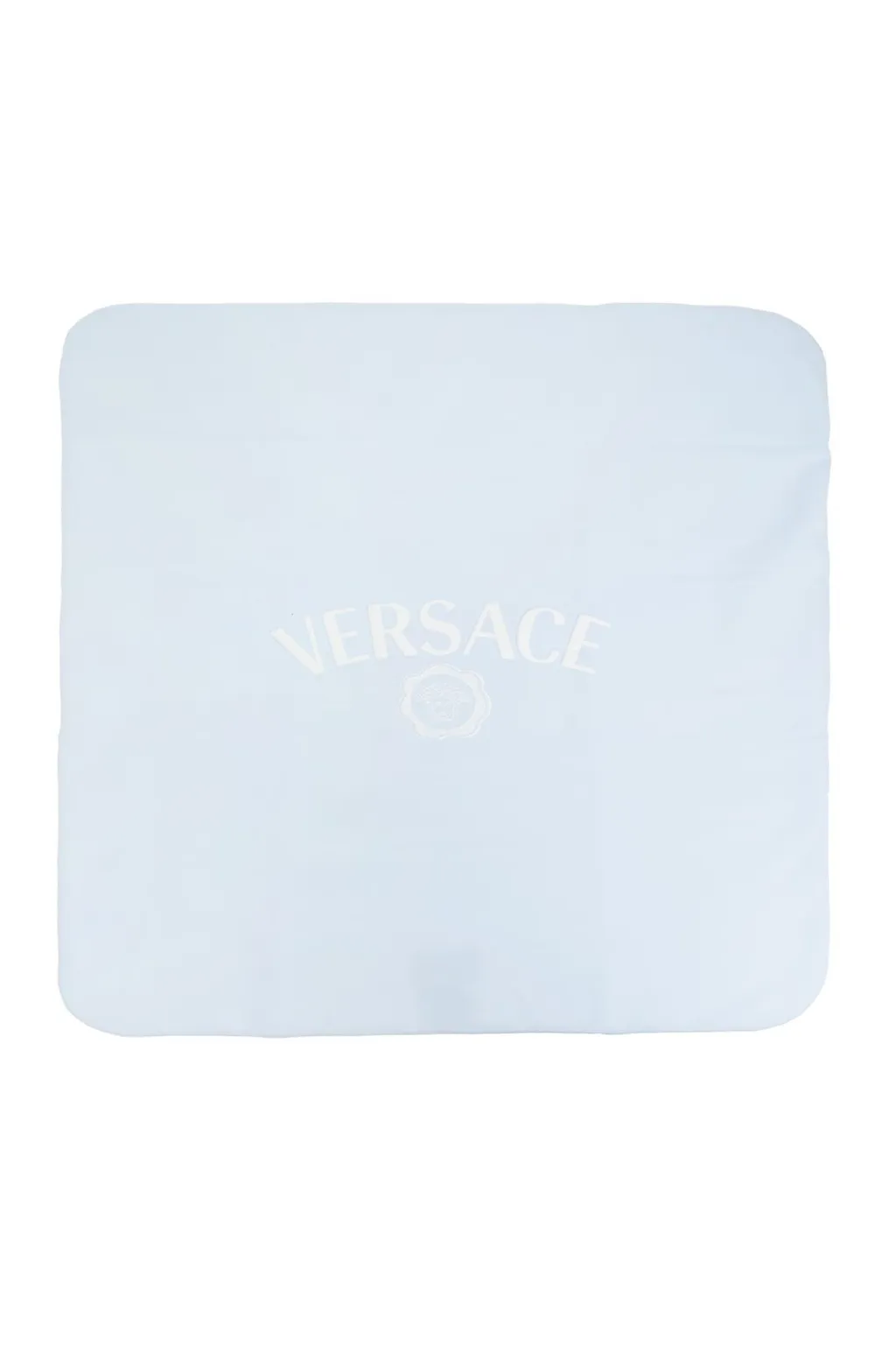 Versace Kids Logo Printed Square Baby Blanket