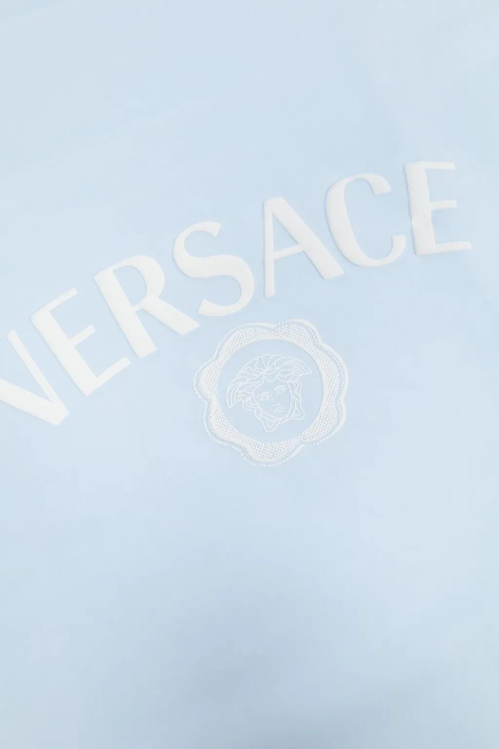 Versace Kids Logo Printed Square Baby Blanket