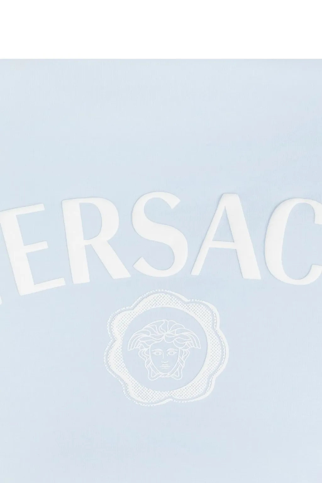 Versace Kids Logo Printed Square Baby Blanket