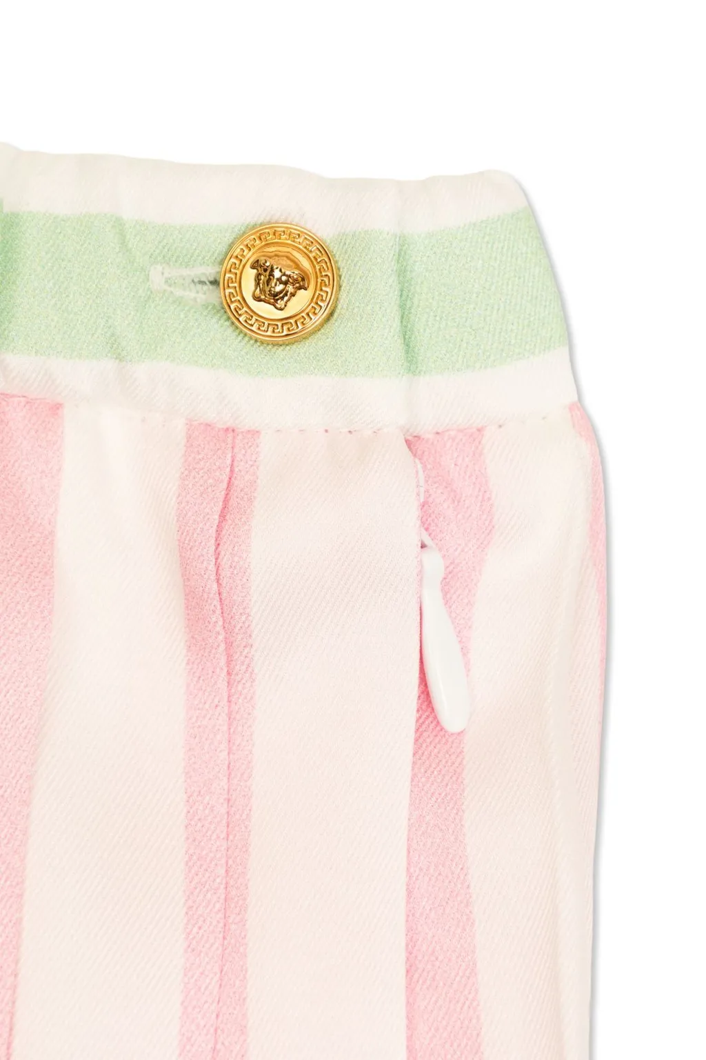 Versace Kids Elasticated Waistband Pleated Skirt