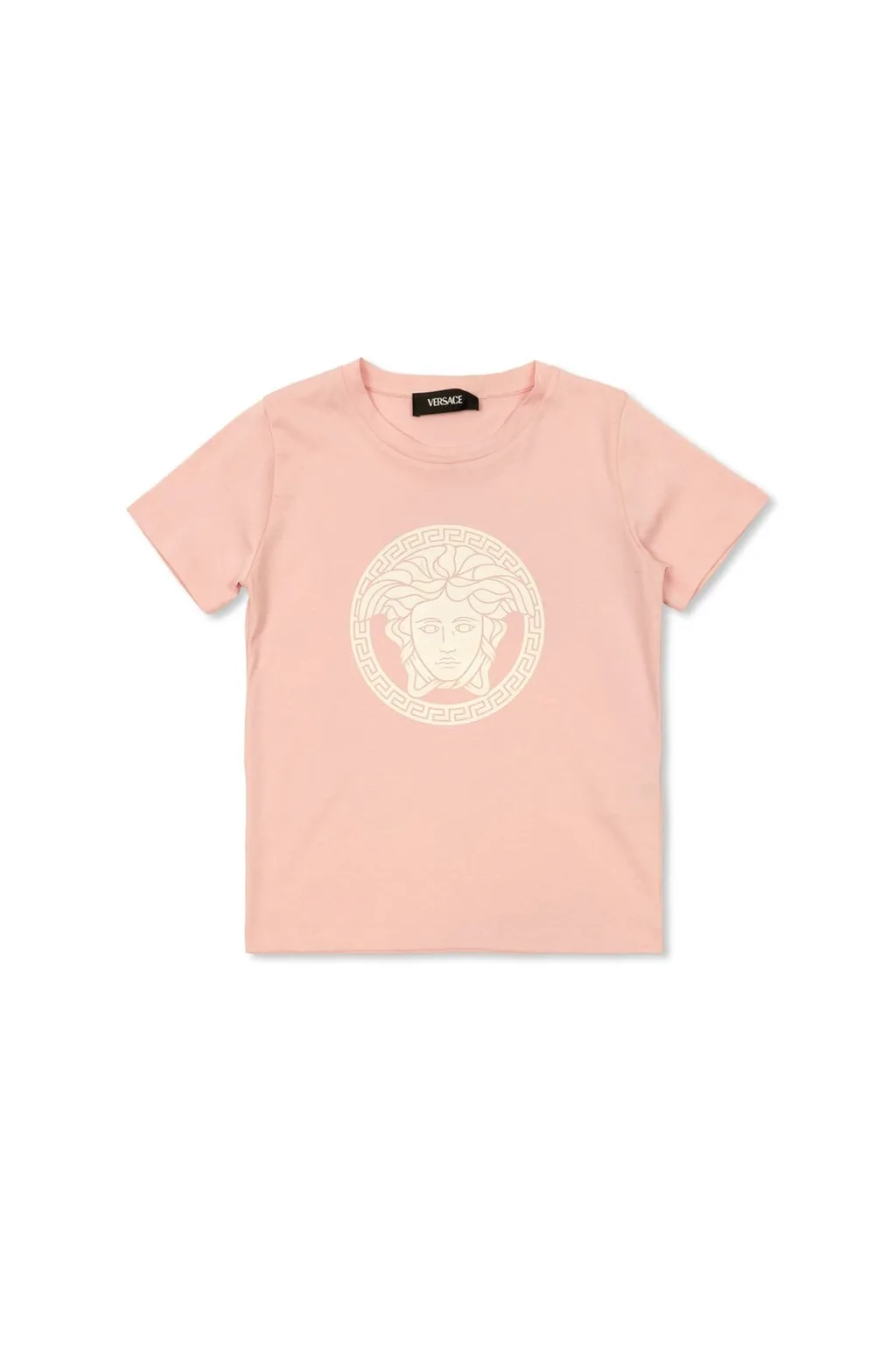 Versace Kids Logo Printed Crewneck T-Shirt