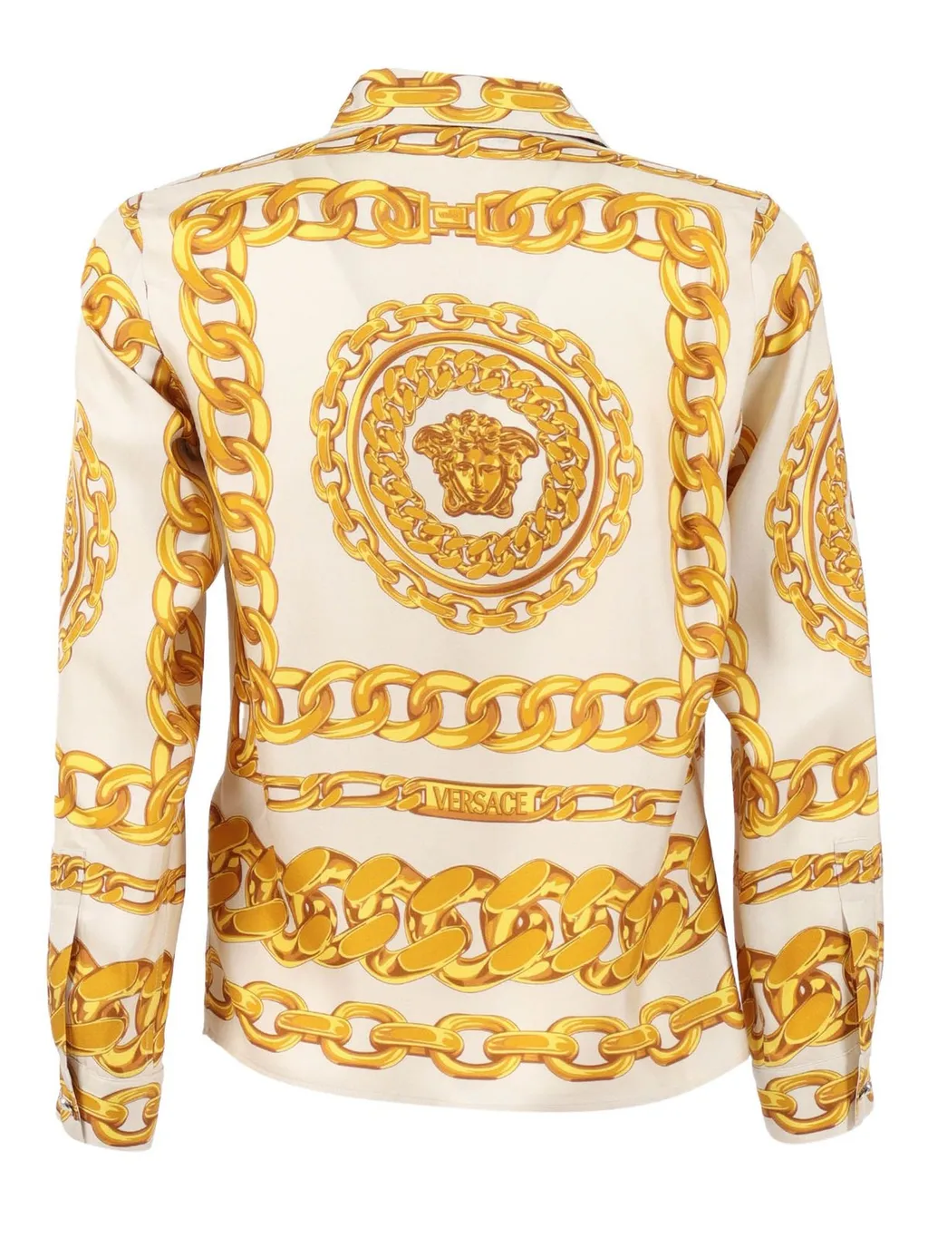 Versace Kids Pattern-Printed Long-Sleeved Shirt