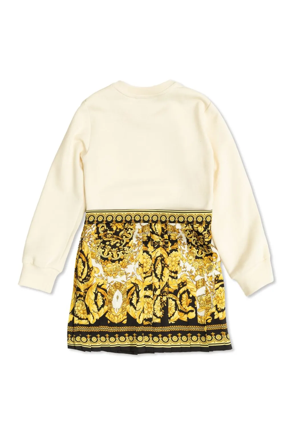 Versace Kids Printed Pleated Skirt Dress