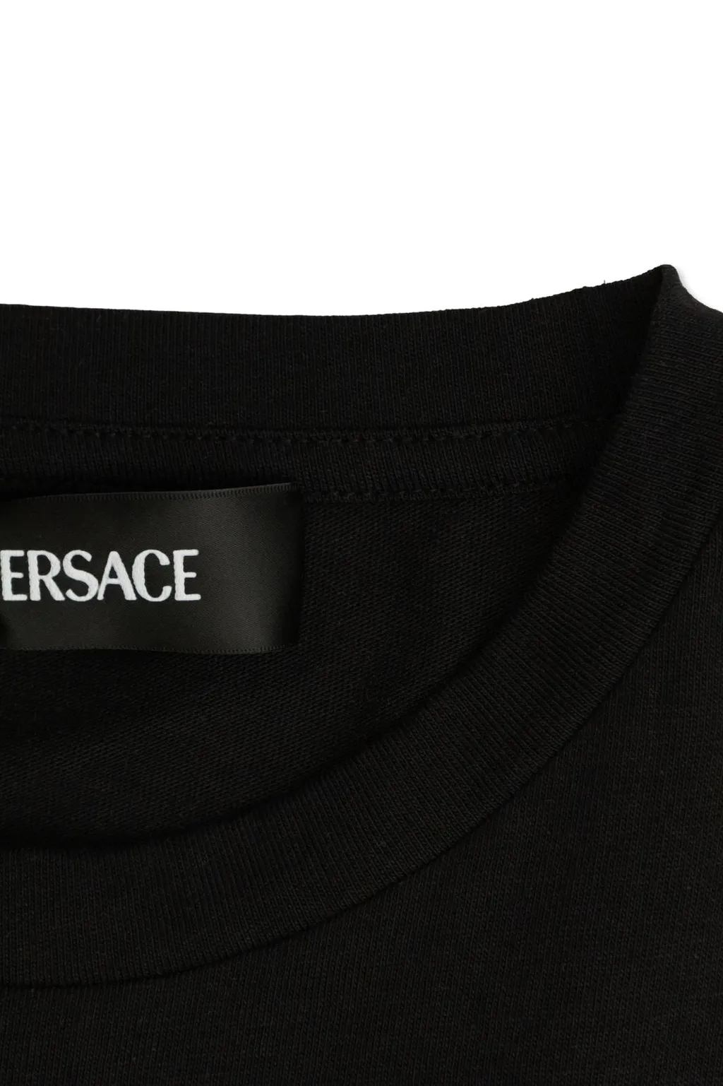Versace Kids Safety Pin Logo Printed T-Shirt
