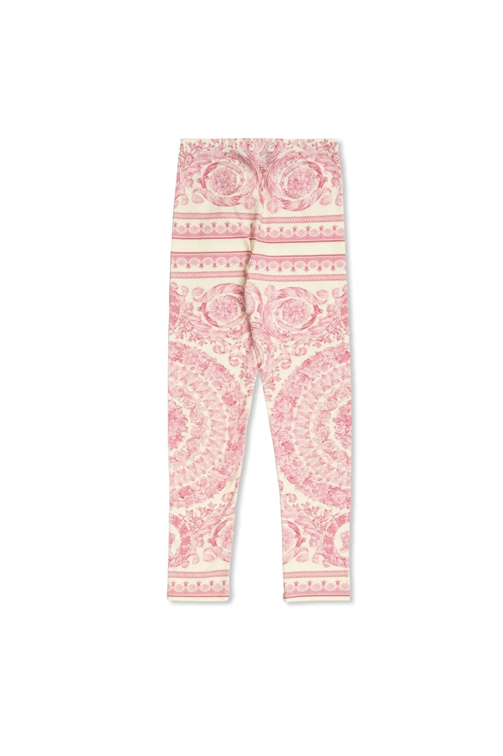 Versace Kids Floral Printed Slim-Fit Leggings