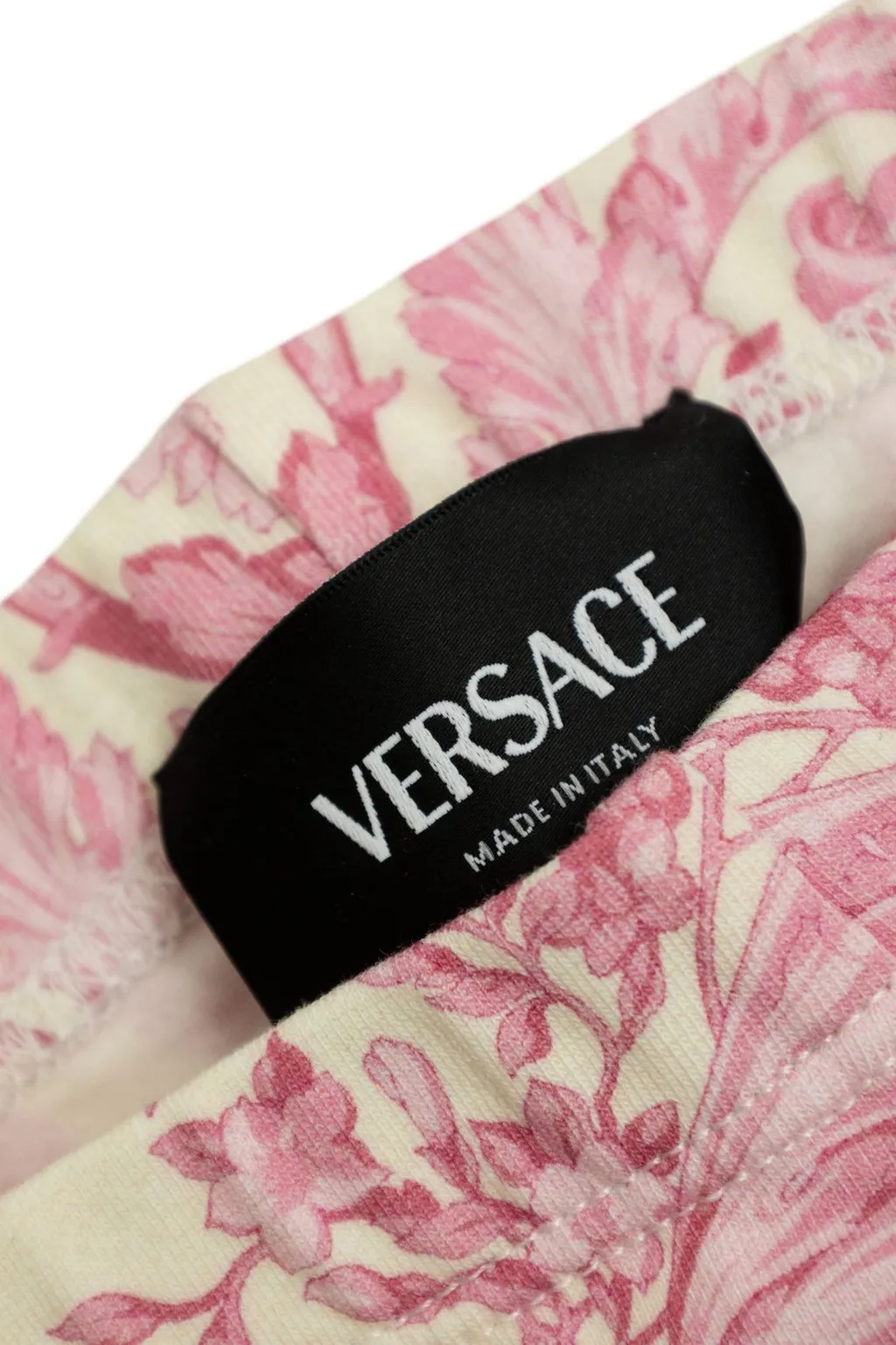 Versace Kids Floral Printed Slim-Fit Leggings