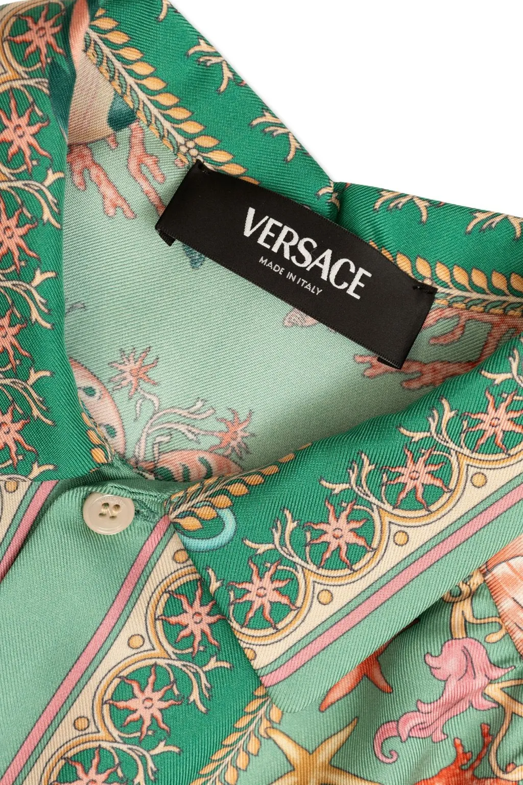 Versace Kids Pattern-Printed Short-Sleeved Shirt
