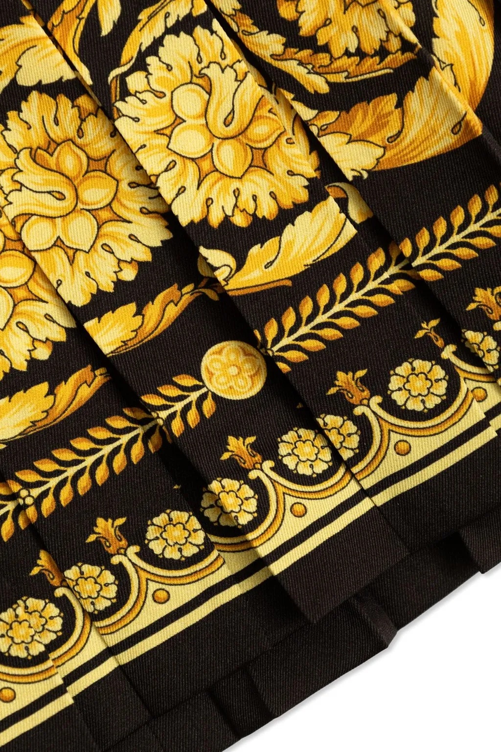 Versace Kids Panelled Pleated Dress
