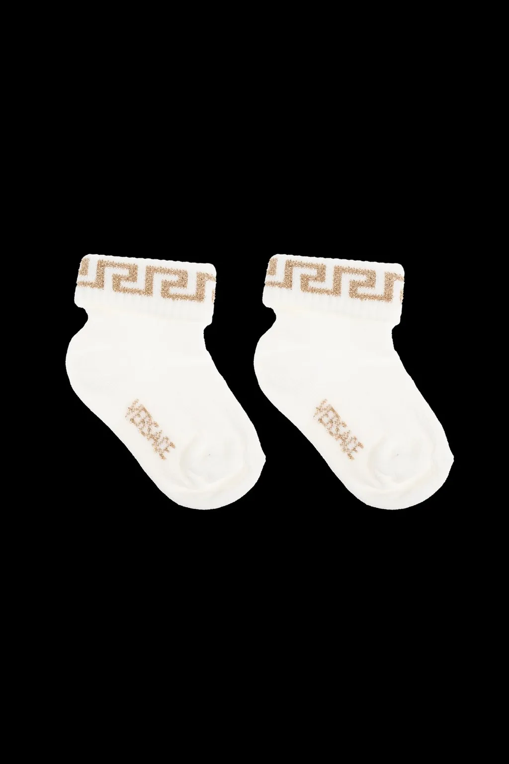 Versace Kids Logo Intarsia Two Pack Of Socks