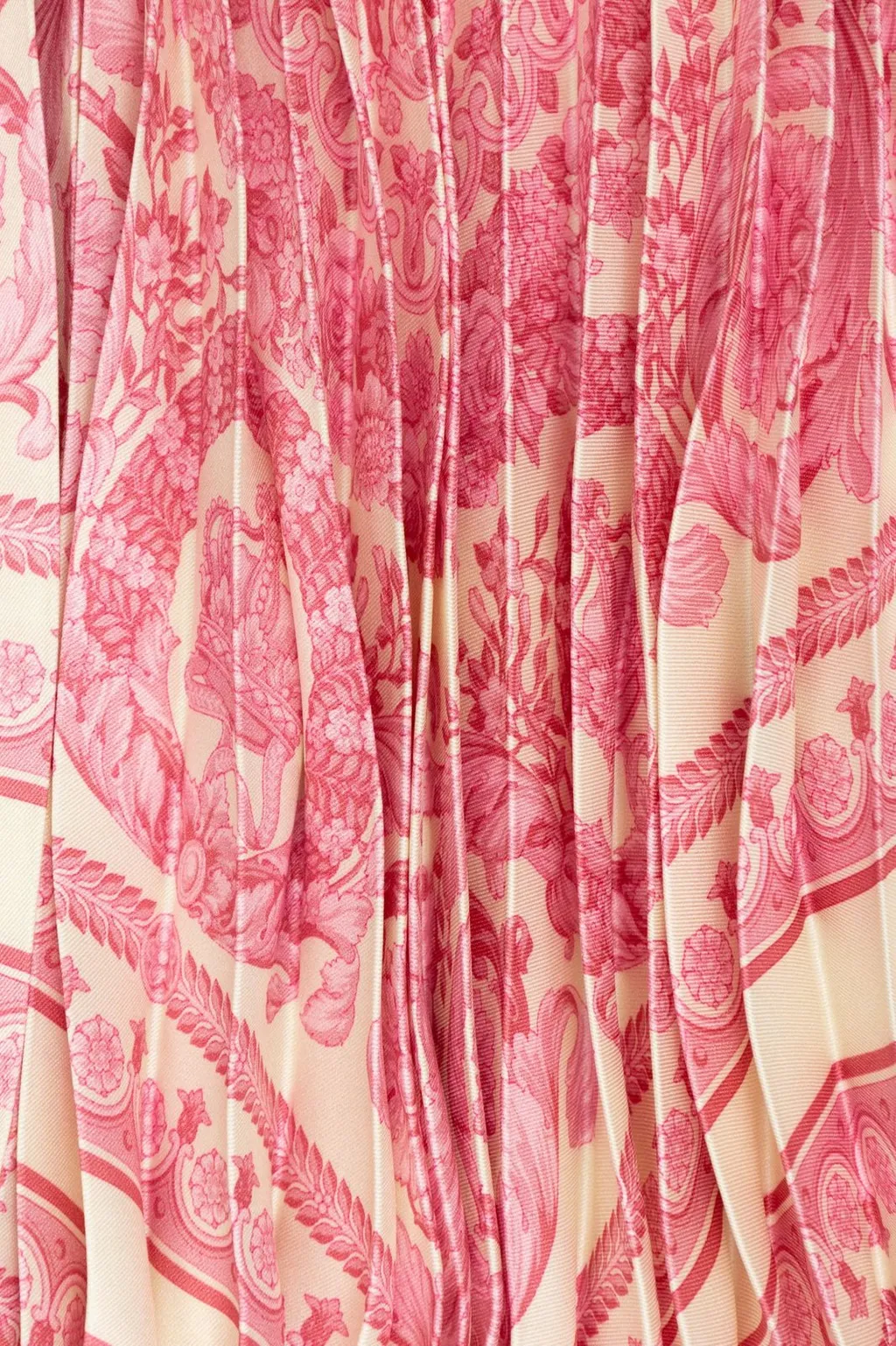 Versace Kids All-Over Printed Pleated Skirt