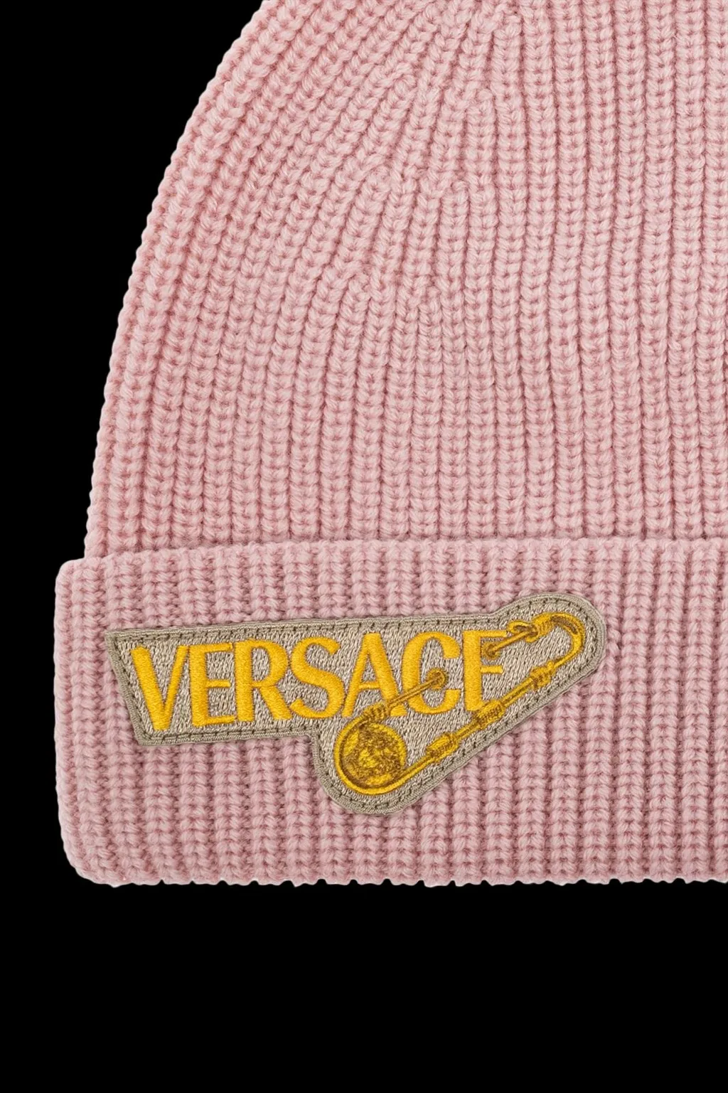 Versace Kids Logo Patch Beanie