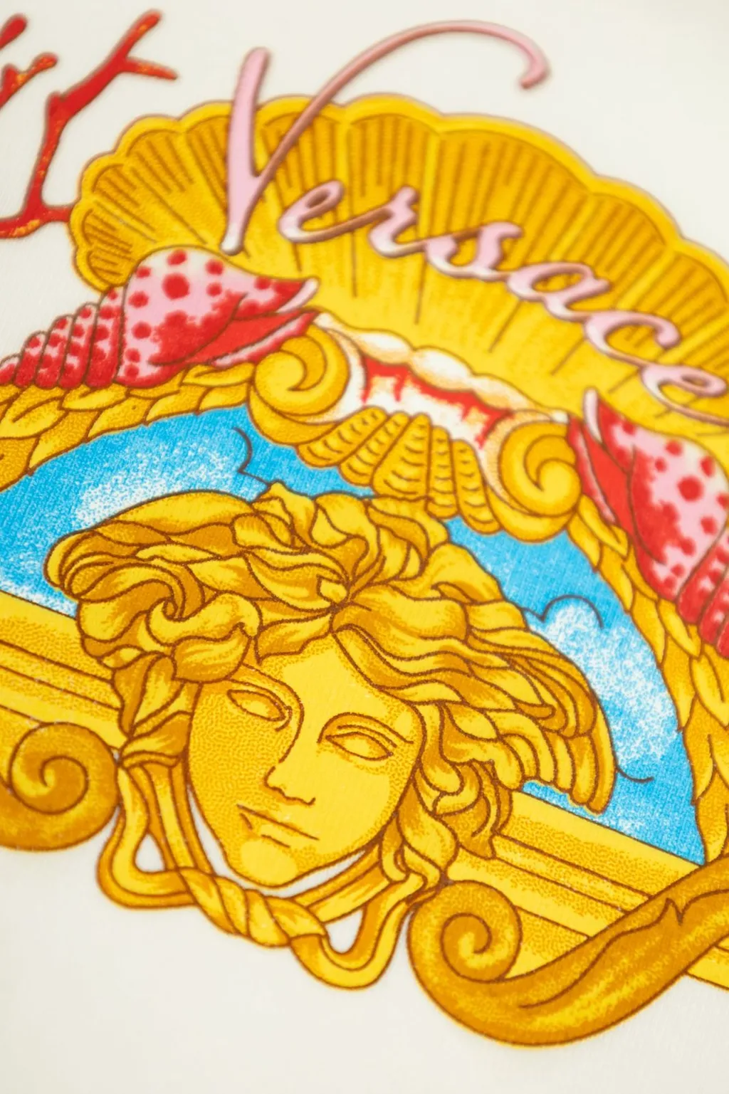 Versace Kids Medusa Printed Long Sleeved Bodysuit