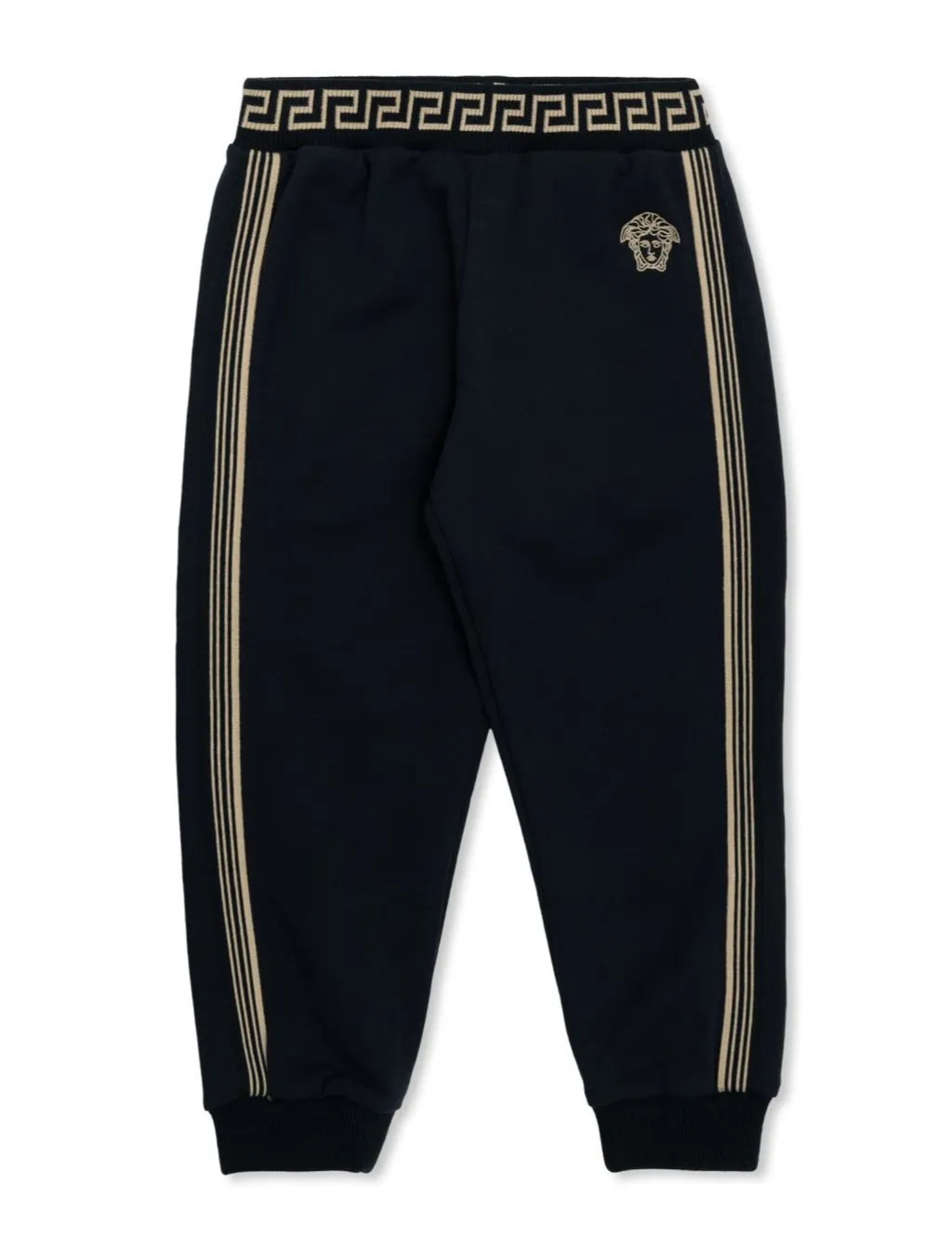 Versace Kids Logo Embroidered Track Pants