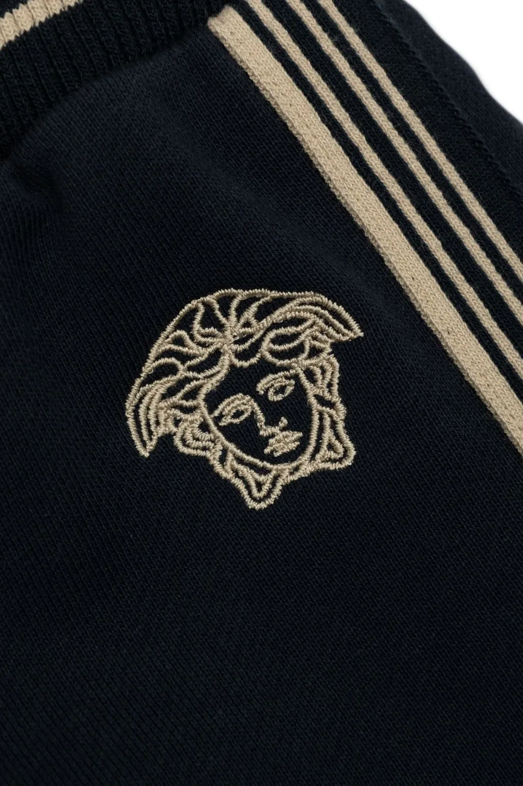 Versace Kids Logo Embroidered Track Pants