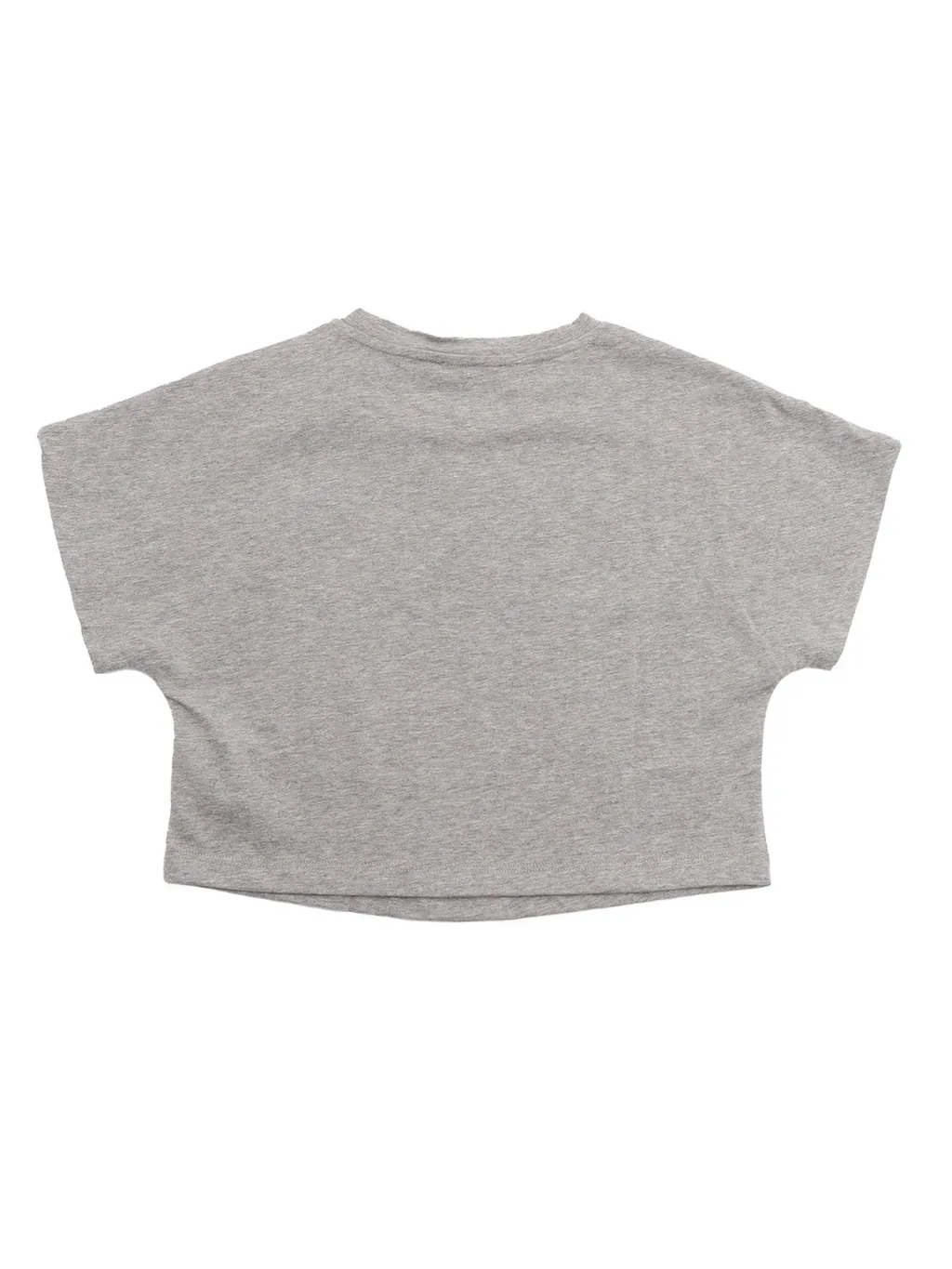 Versace Kids Glitter Versace Logo Kids Crop T-Shirt
