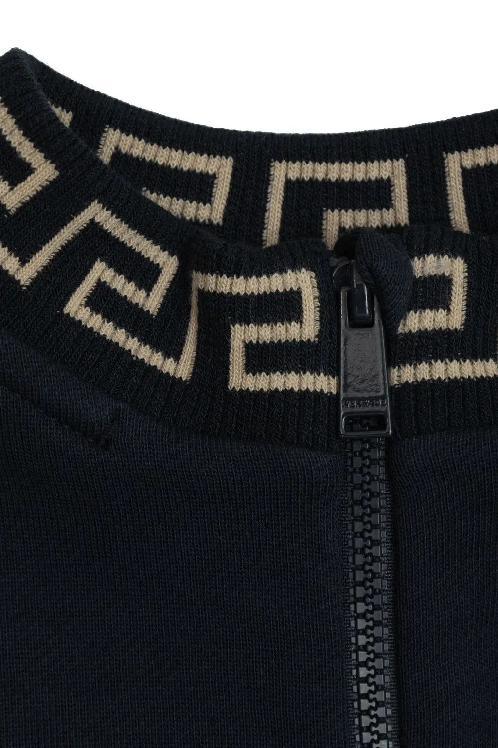 Versace Kids Greca Zip-Up Sweatshirt