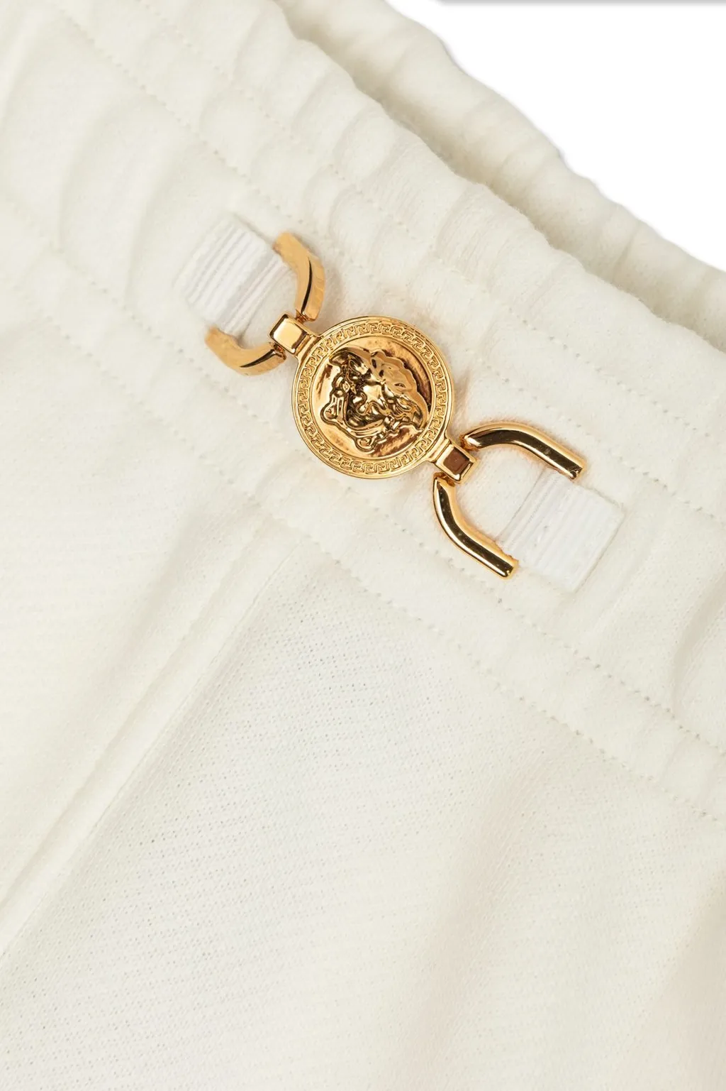 Versace Kids Embroidered Sangallo Sweat Shorts