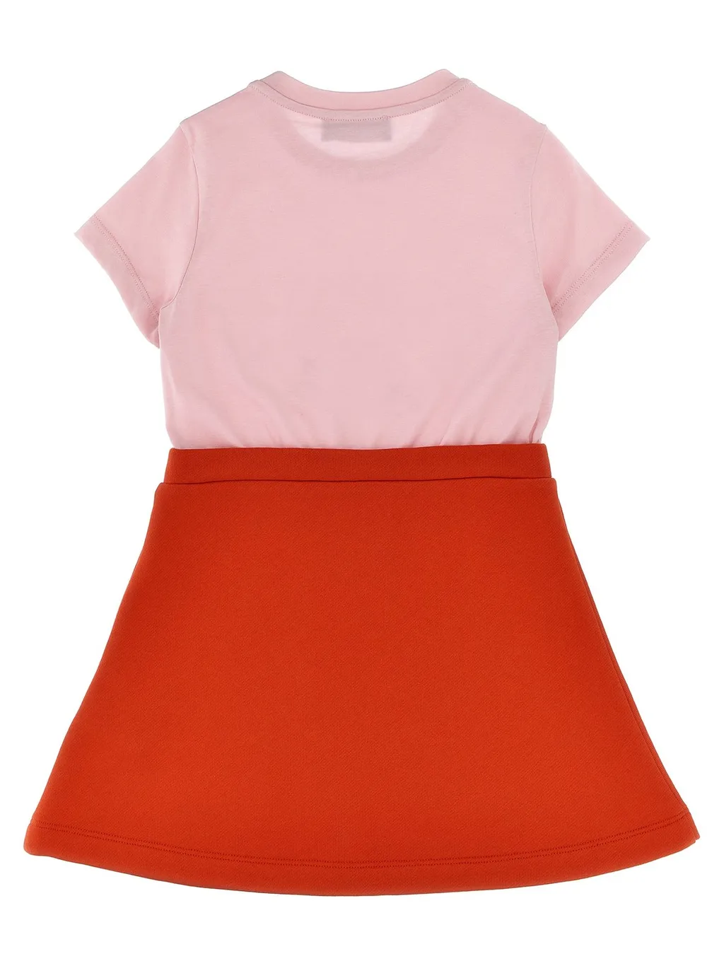 Versace Kids Two-Toned Logo Printed Dress