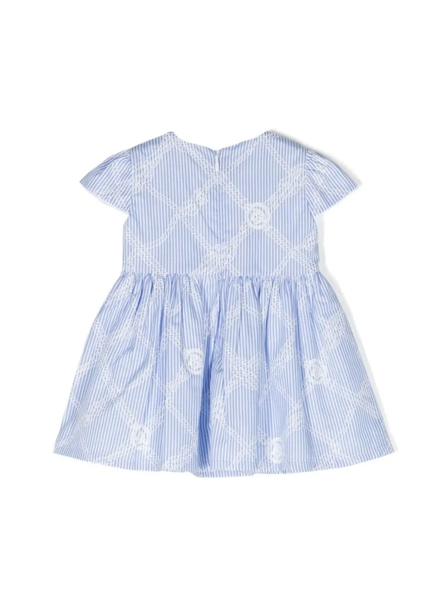 Versace Kids Signature Pattern Dress