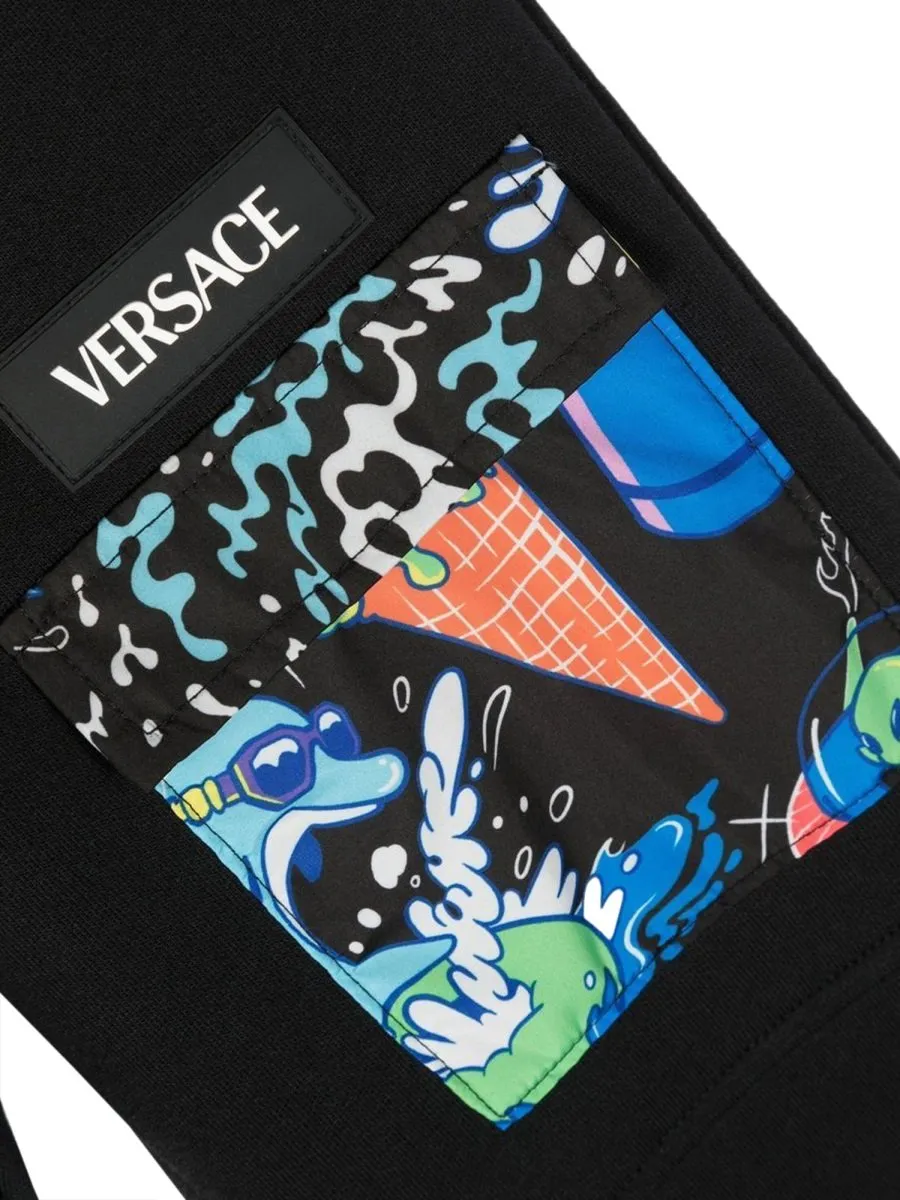 Versace Kids Festive Graphic Sweatpant