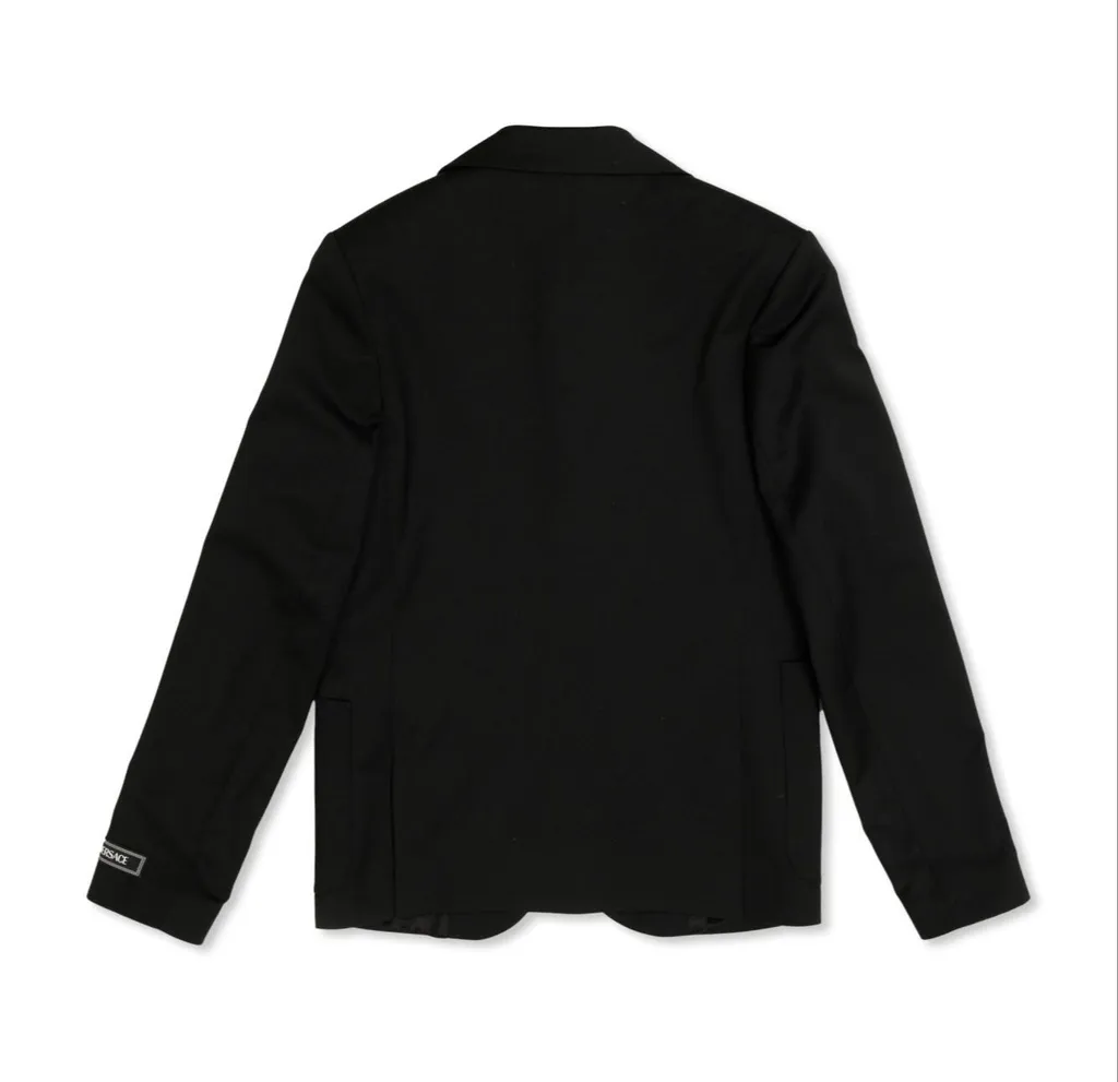 Versace Kids Medusa Plaque Single-Breasted Blazer