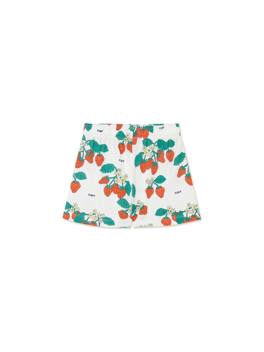 Tinycottons Strawberry Print Shorts