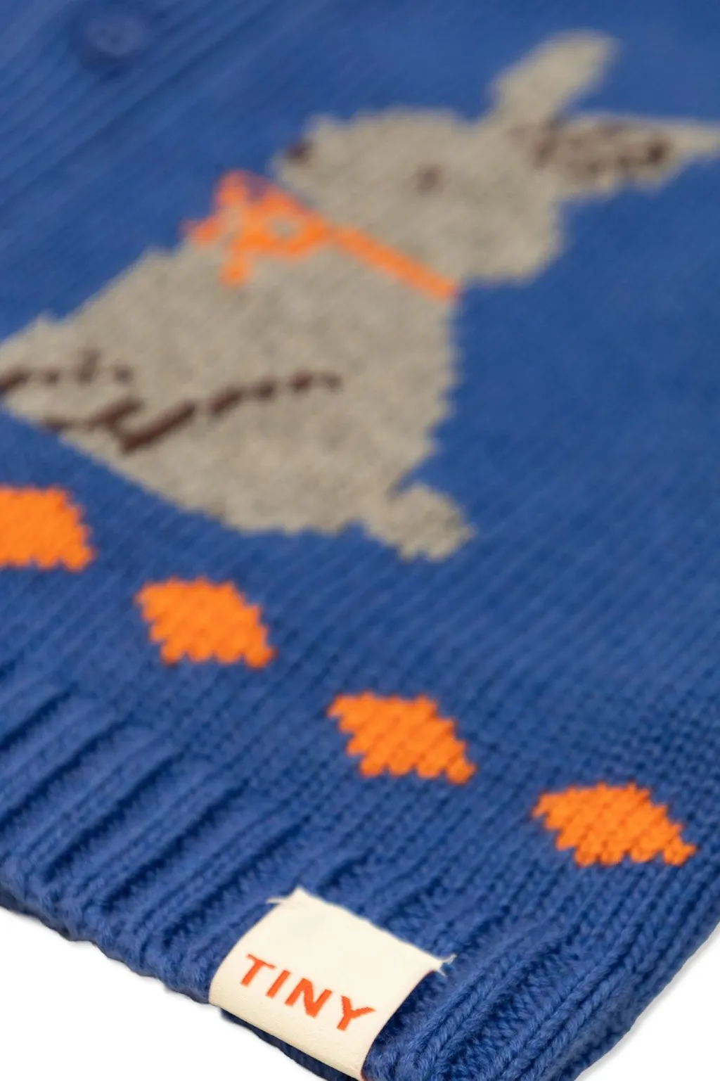 Tinycottons Rabbit Motif Cardigan