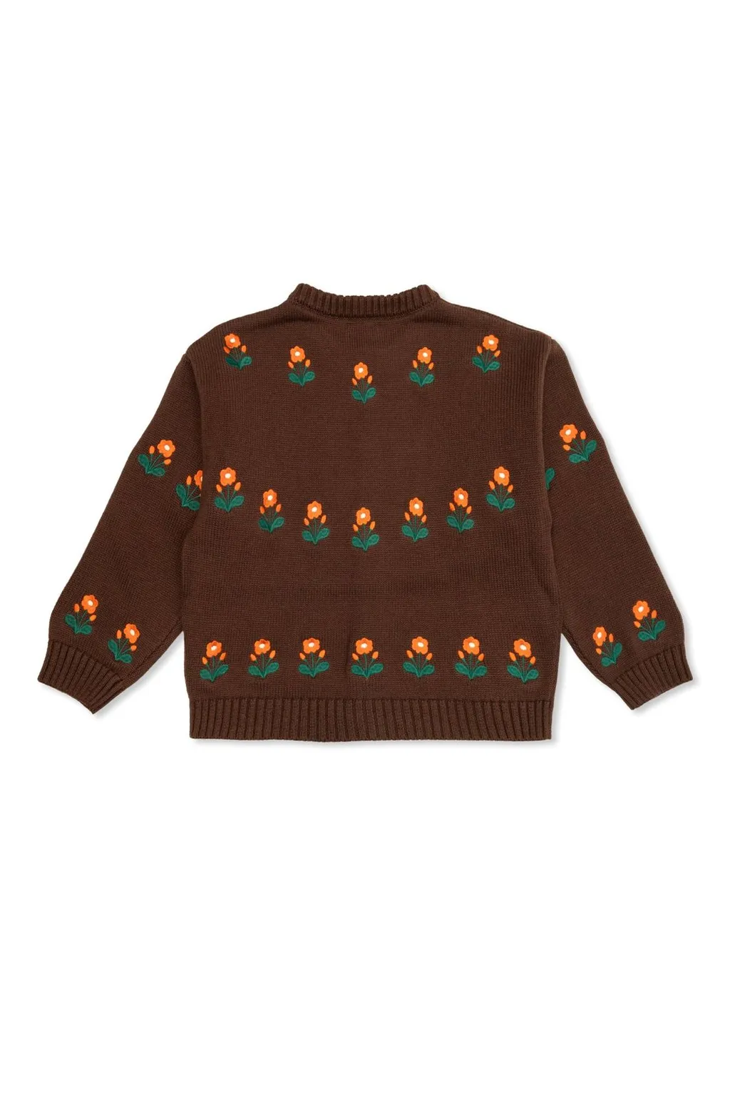 Tinycottons Floral Motif Cardigan