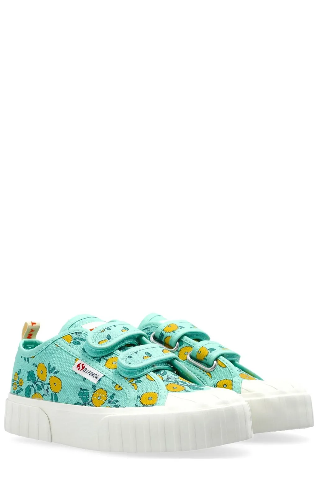 Tinycottons Floral Velcro Sneakers