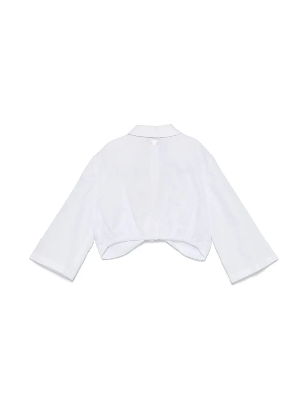 Twinset Knotted Cropped Blouse