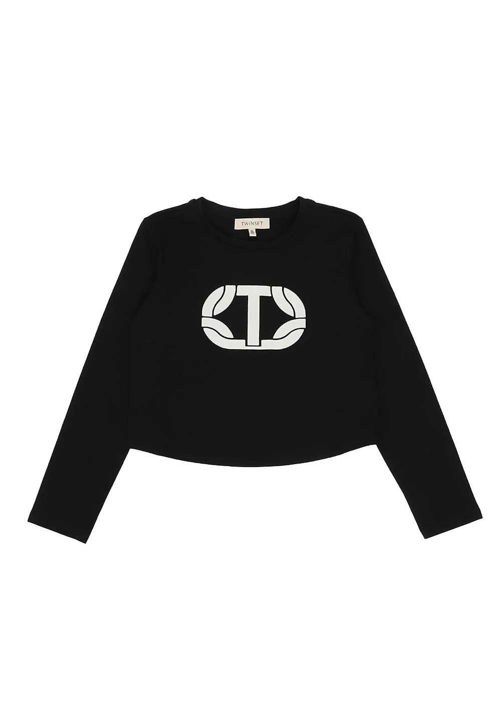 Twinset Kids Logo Cropped T-Shirt