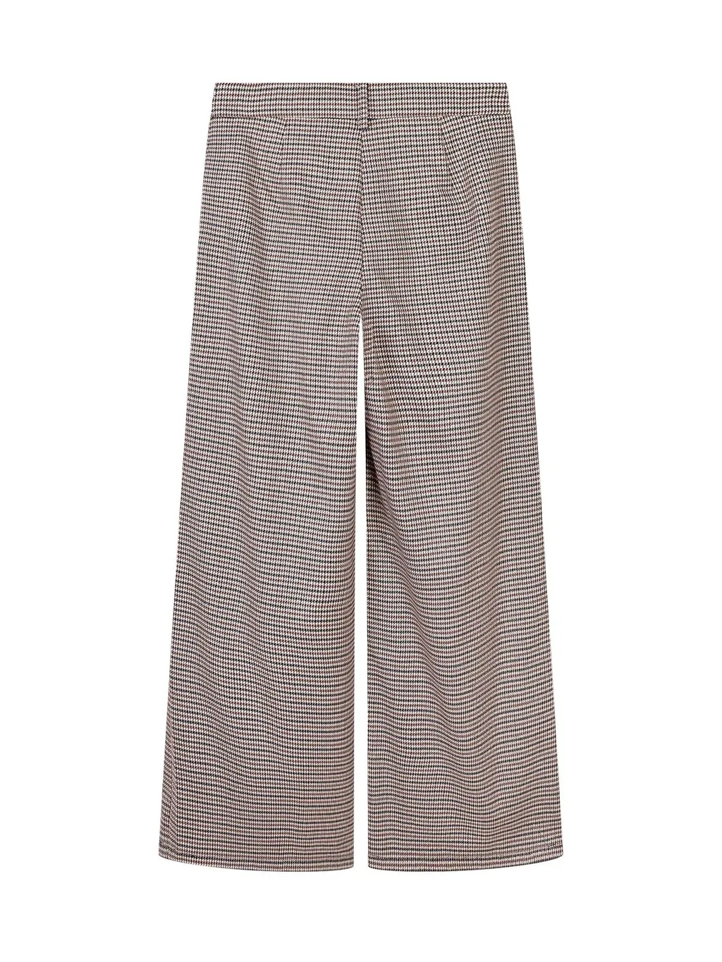 Twinset Kids Checked Wide Leg Pants