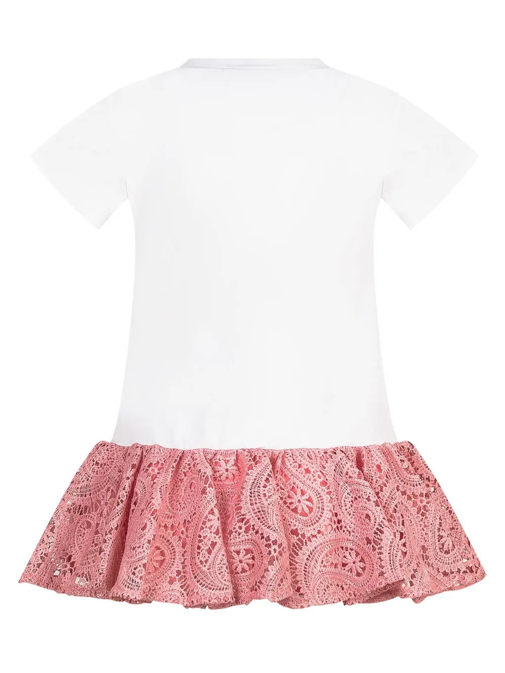 Twinset Kids Bow Detail Lace Dress