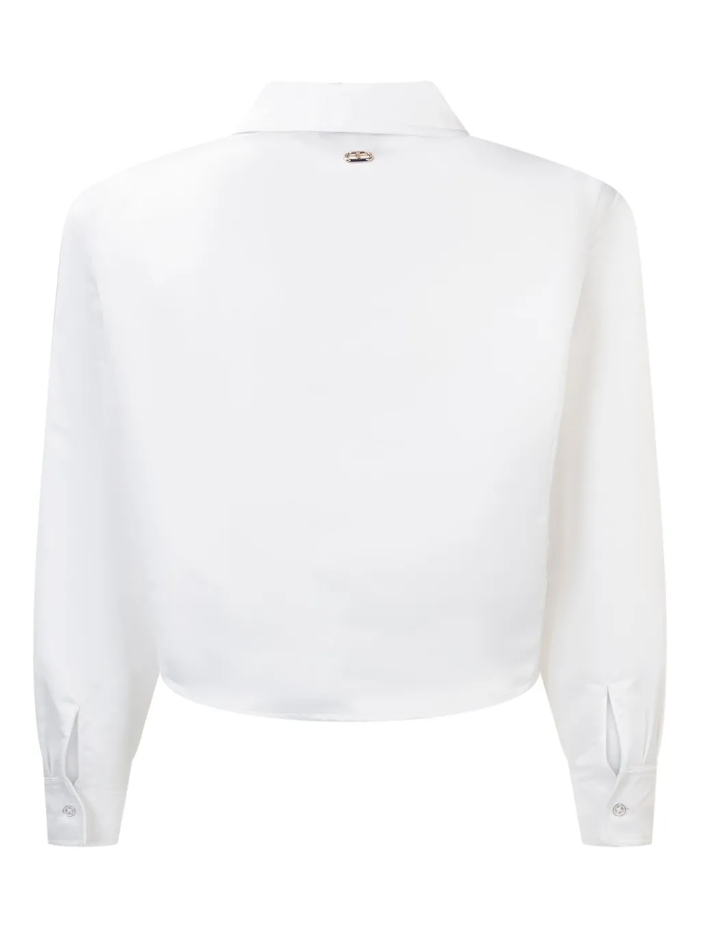 Twinset Kids Cropped Satin Shirt