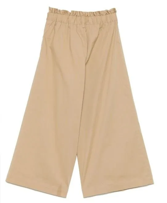 Twinset Kids Button-Detail Wide-Leg Pants