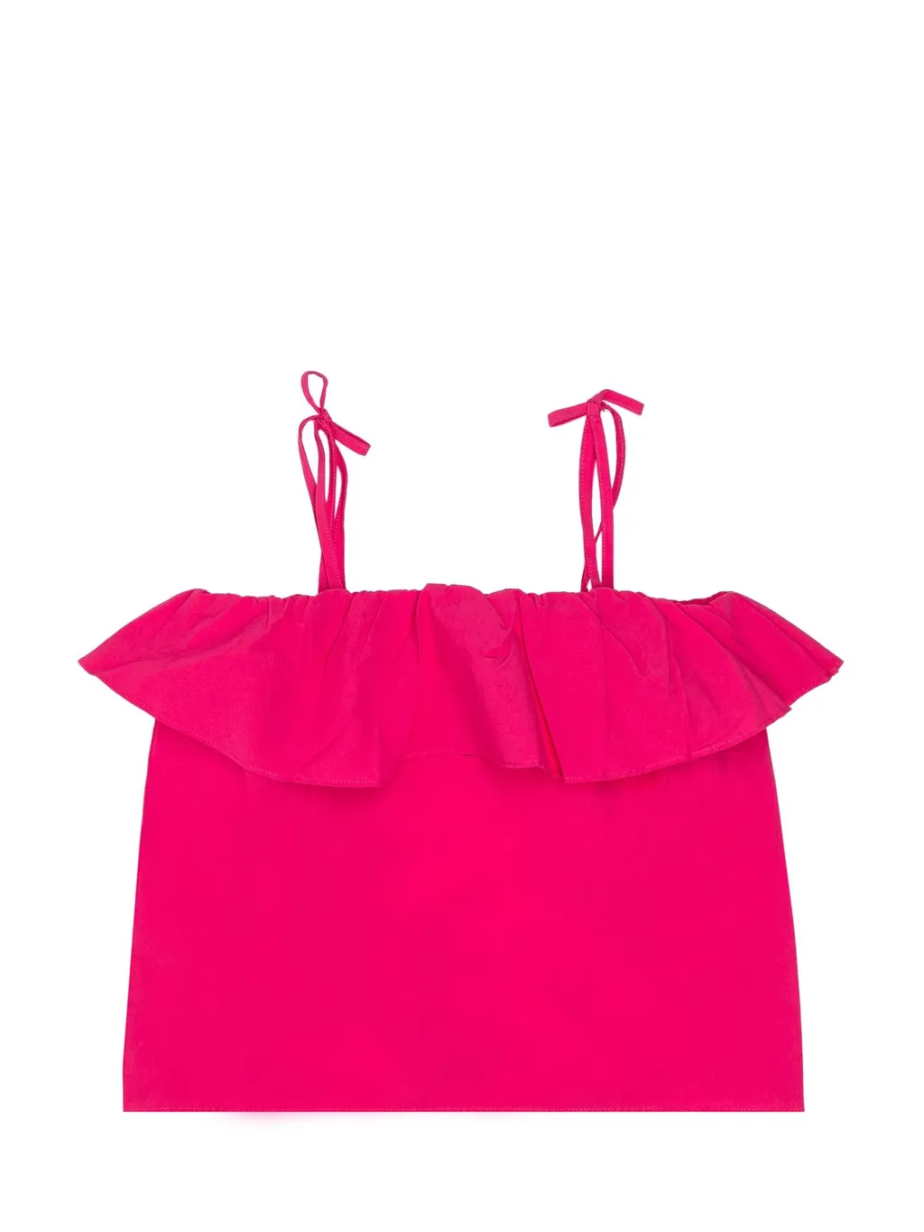 Twinset Kids Ruffle Strap Top