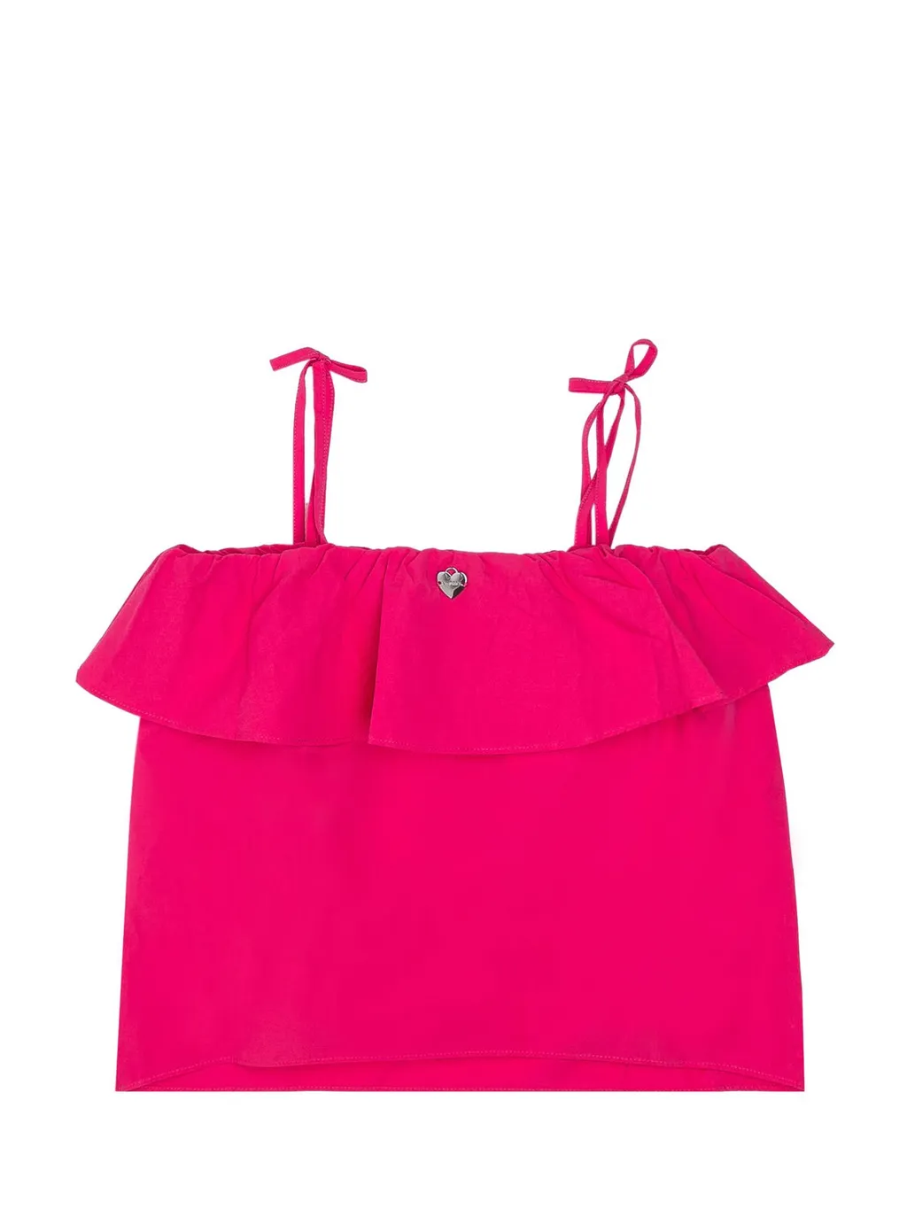 Twinset Kids Ruffle Strap Top