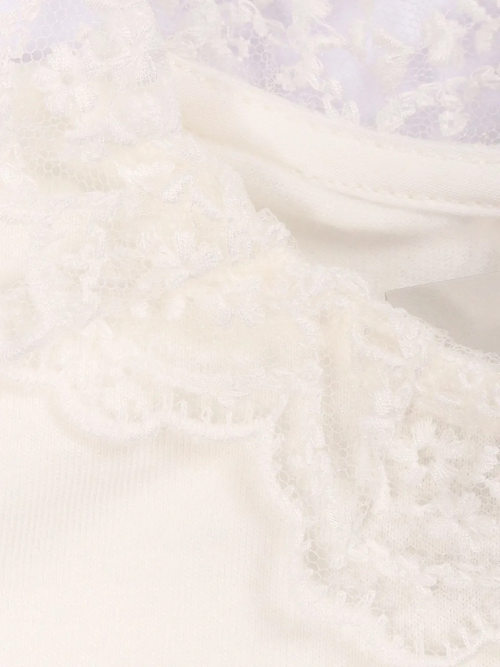 Tartine Et Chocolat Embroidered English Collar Bodysuit