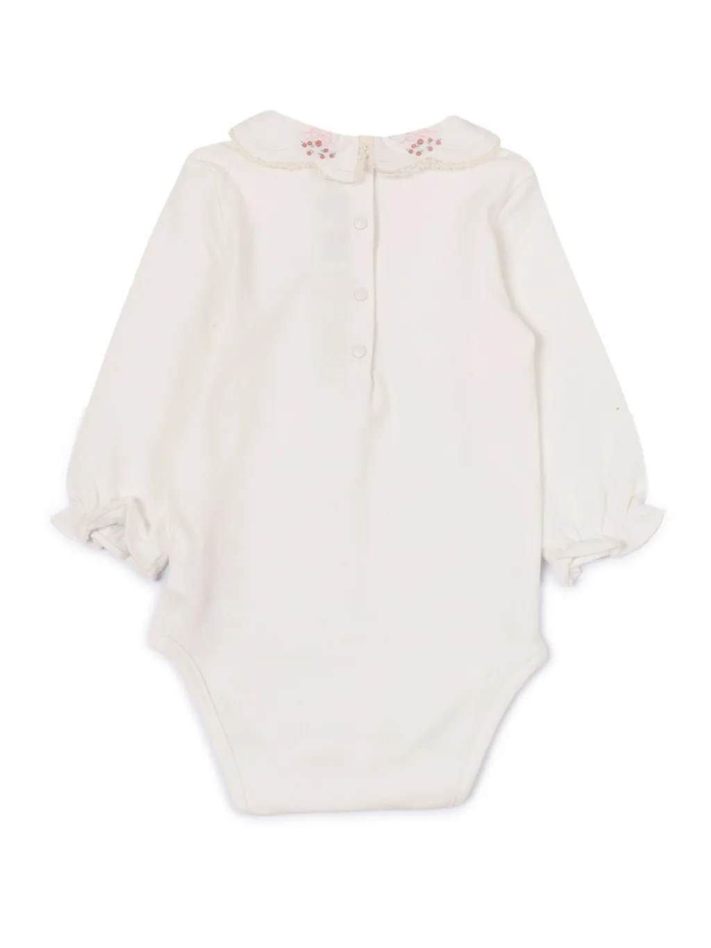Tartine Et Chocolat Ruffled Collar Bodysuit