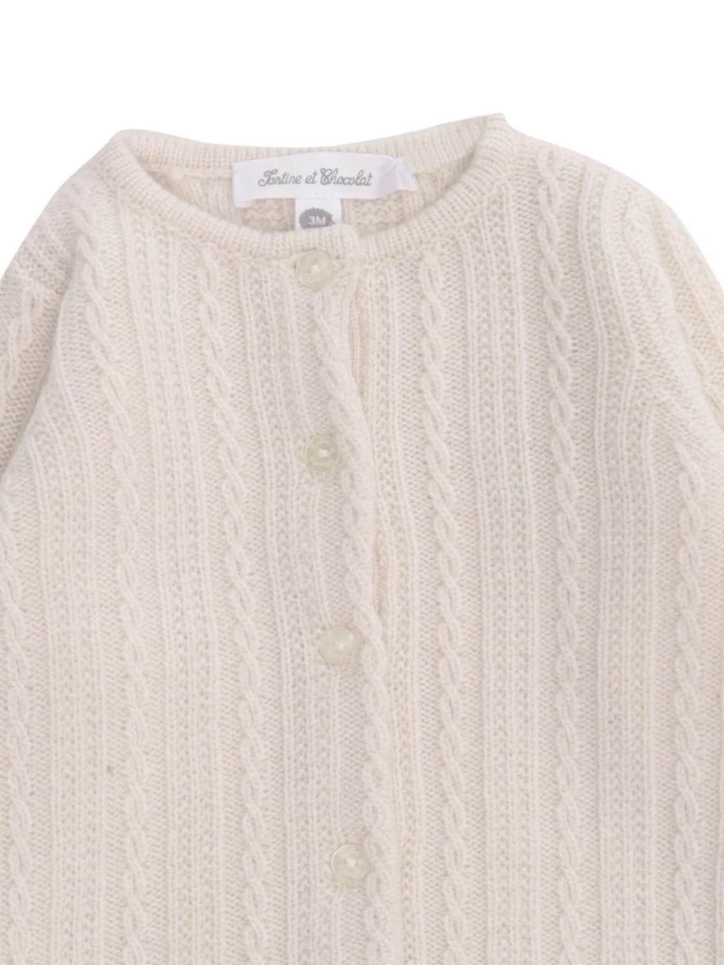 Tartine Et Chocolat Button-Down Knitted Romper