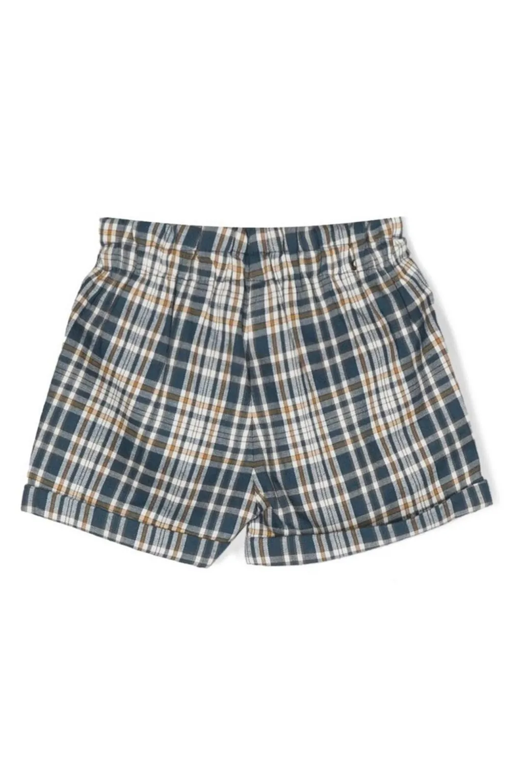 Tartine Et Chocolat Plaid Ruffle Shorts