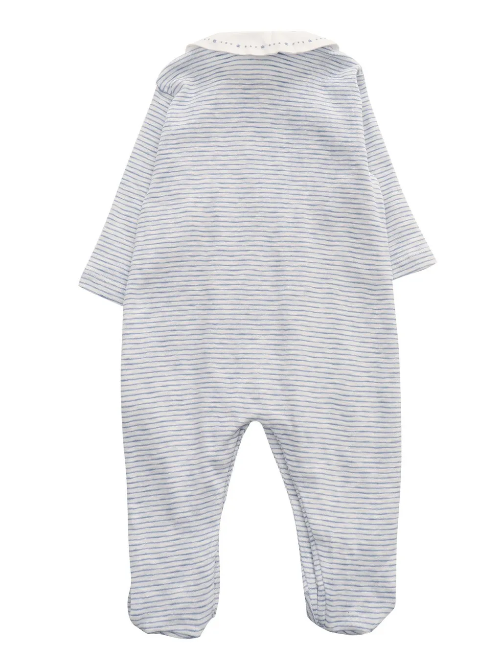 Tartine Et Chocolat Striped Knitted Onesie Pajamas