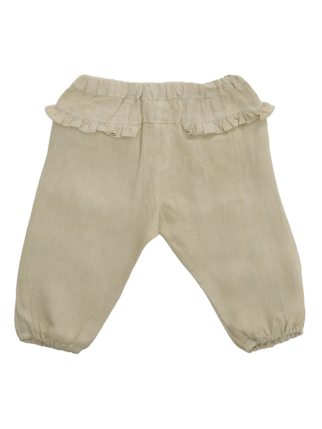 Tartine Et Chocolat Tapered Leg Ruffle Trousers
