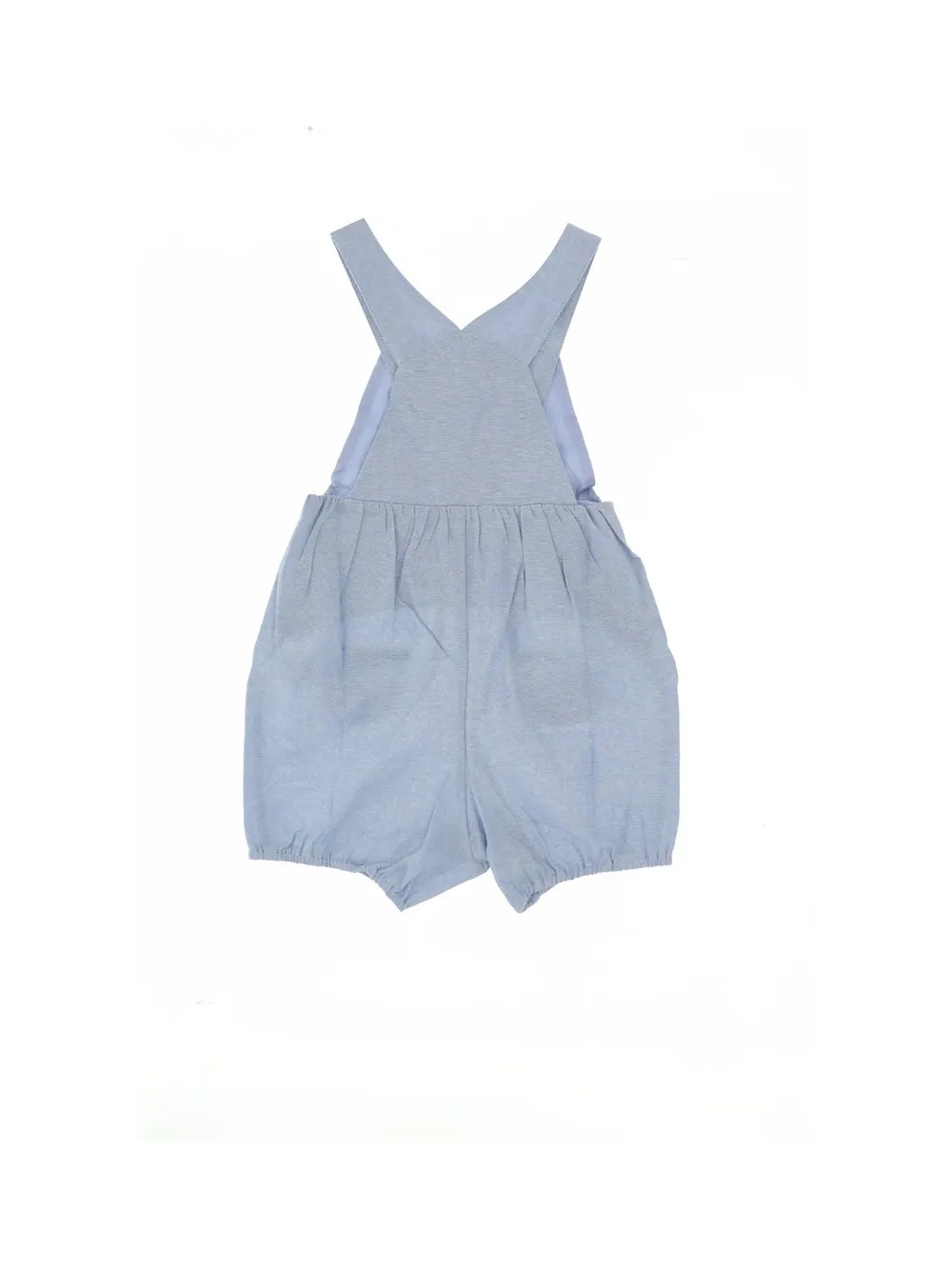 Tartine Et Chocolat Sleeveless Smocked Dungaree Romper