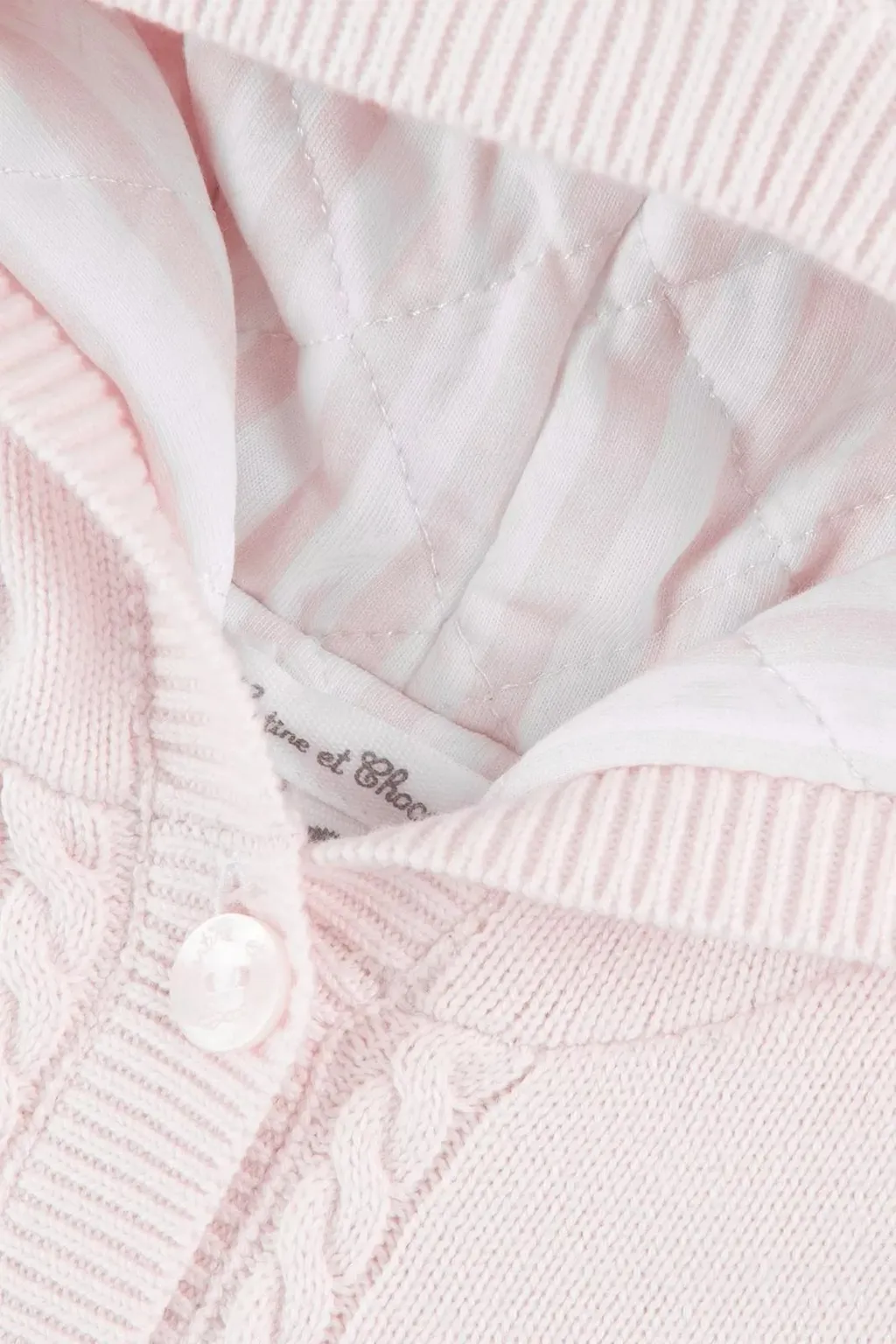 Tartine Et Chocolat Hooded Knitted Cardigan