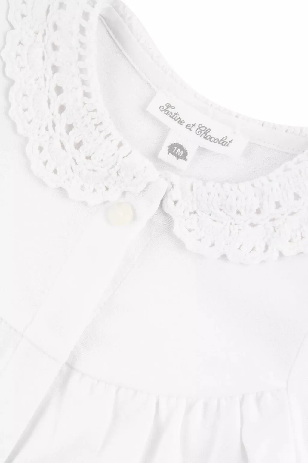 Tartine Et Chocolat Crochet-Detailed Crewneck Pyjamas