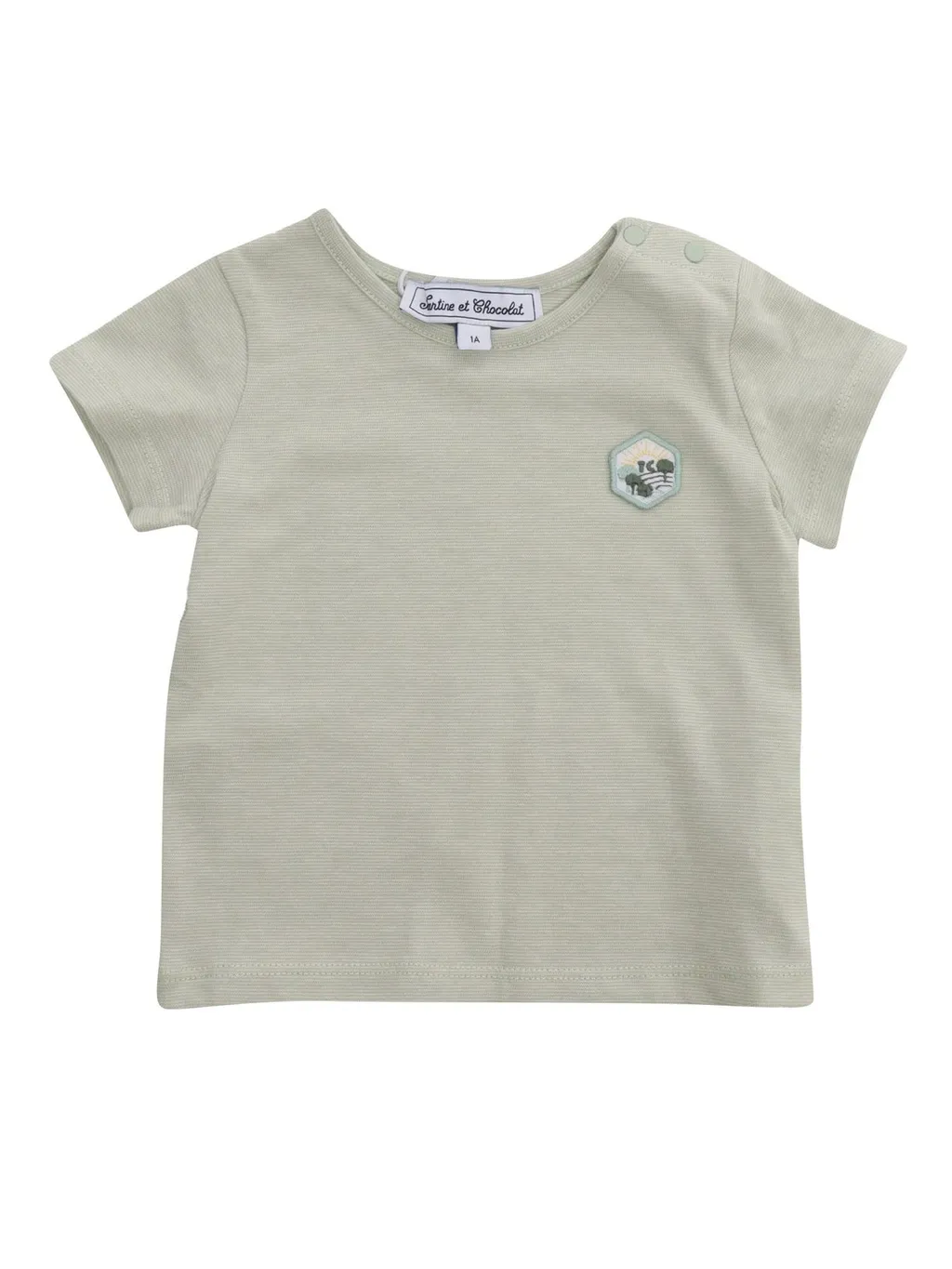 Tartine Et Chocolat Logo Patch Crewneck T-Shirt